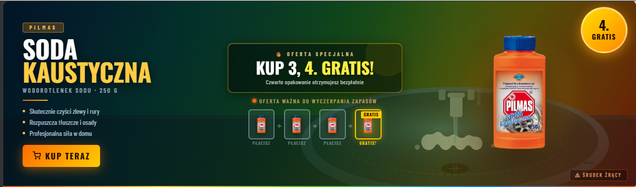 Soda kaustyczna 250 promo