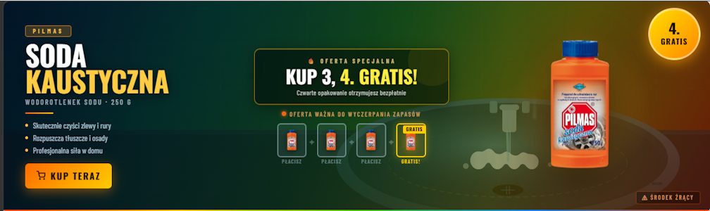 Soda kaustyczna 250 promo